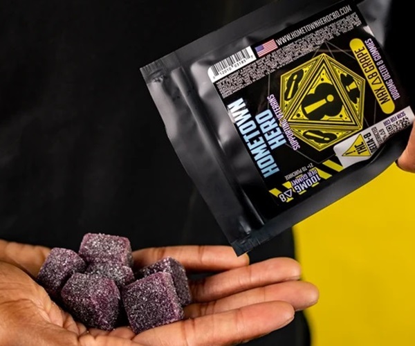 hometown hero thc mood gummies 100 mg delta 8 thc grape